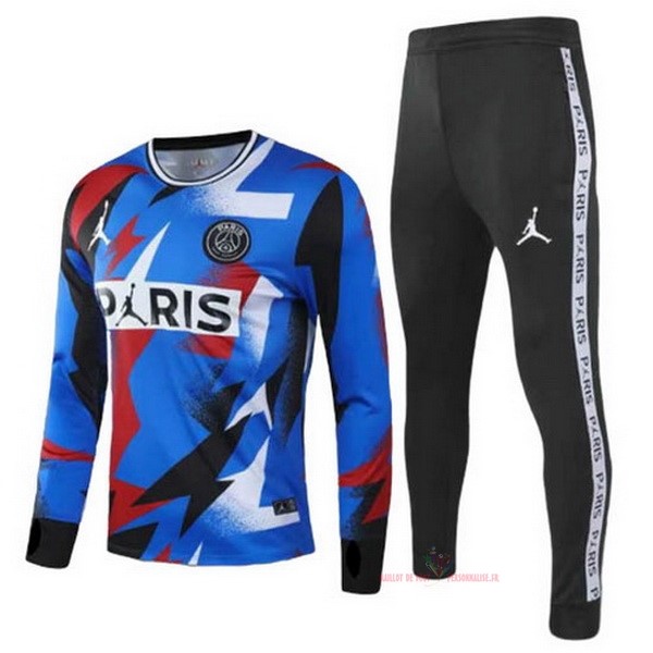 Maillot Om Pas Cher JORDAN Survêtements Paris Saint Germain 2020 2021 Bleu Noir